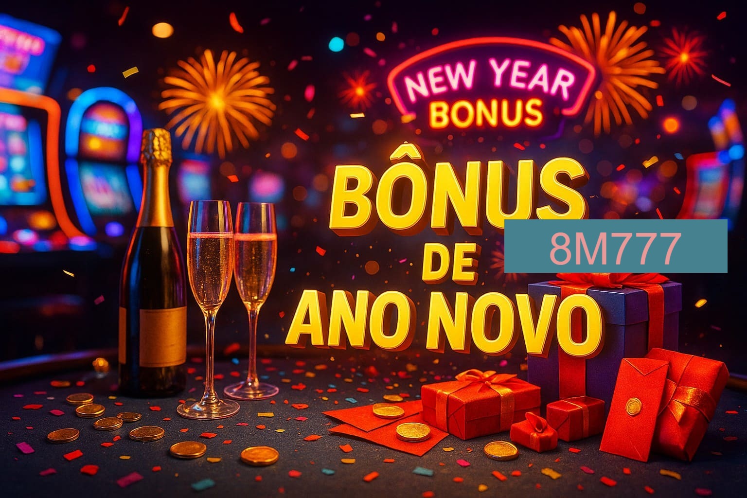 Promoções de Ano Novo no 8M777